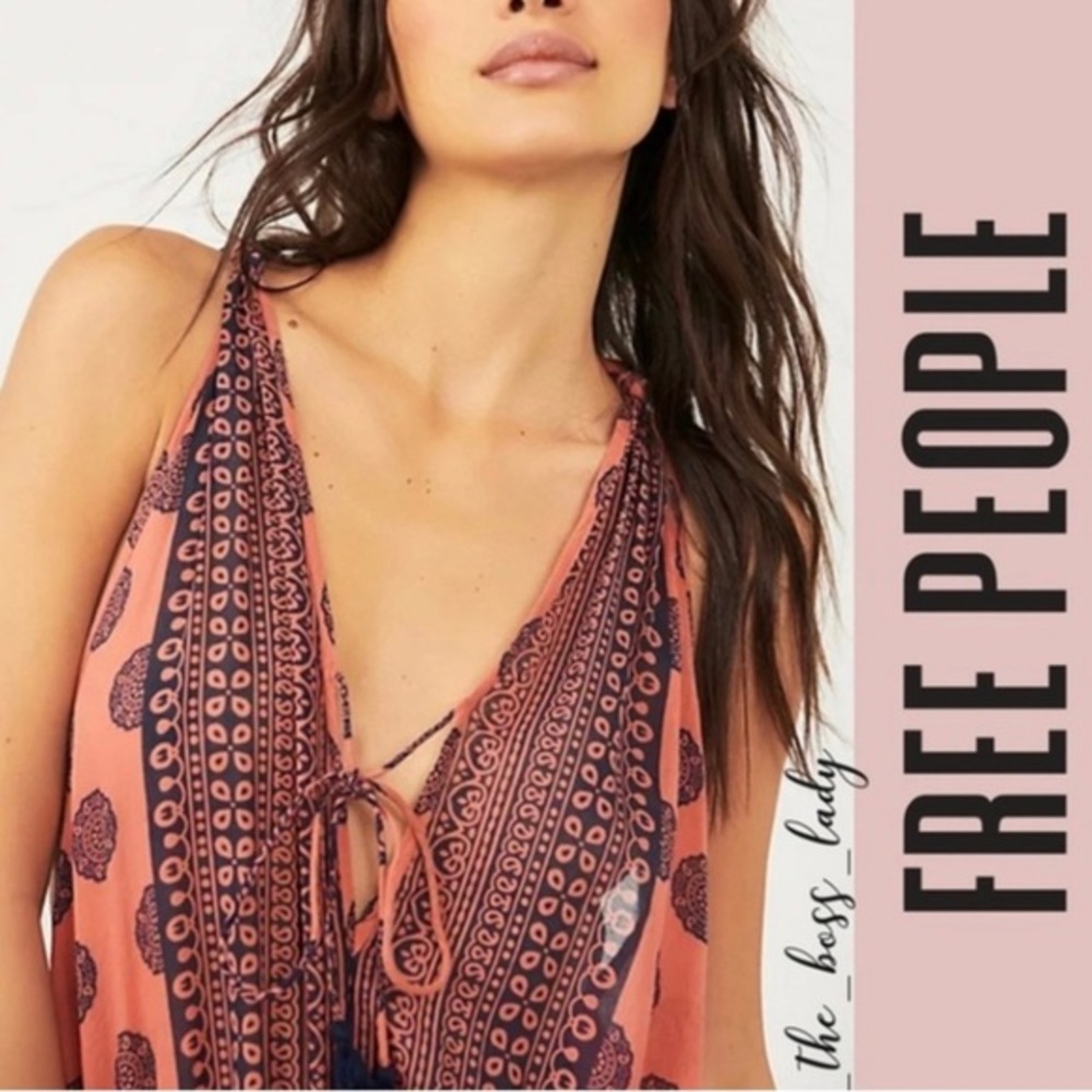 NEW Free People bodysuit Large boho bohemian